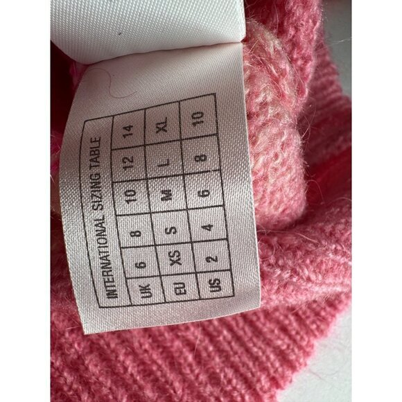 Anthropologie Essentiel Antwerp Como Red Pink Stripe Sweater Jumper XS NWT $330 - Picture 9 of 10